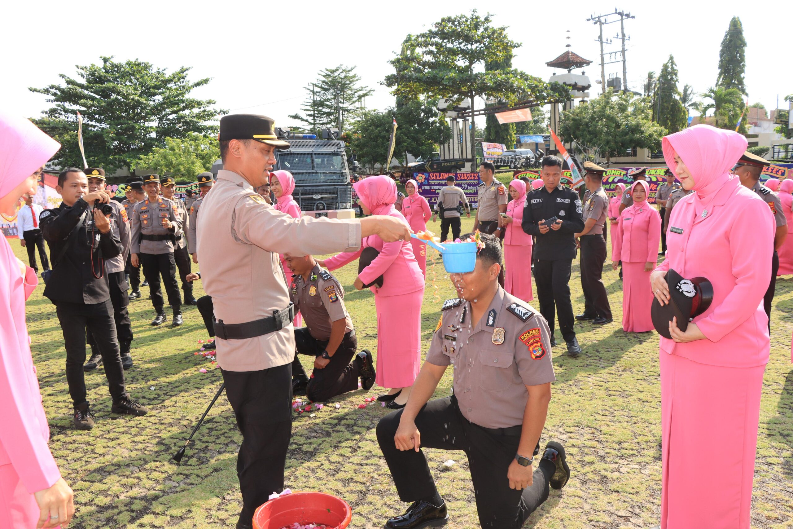 38 Personel Polres Lampung Utara Dapat Kenaikan Pangkat di Hari Bhayangkara Ke-79