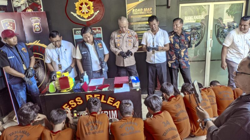Ungkap Kasus 3C Selama Dua Bulan Terakhir Berhasil Menangkap Pelaku Kejahatan 32 Orang Jajaran Polres Lubuklinggau 