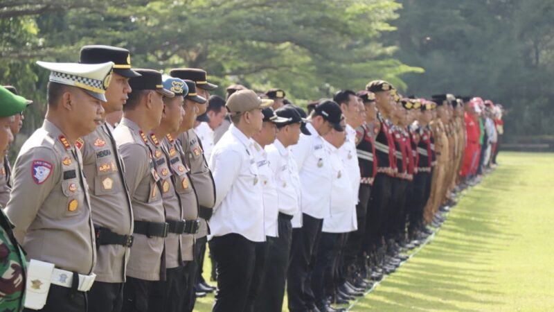 Siaga Darurat Bencana Asap, Kapolres Musi Rawas Pimpin Apel Kesiapsiagaan Bencana Asap Akibat Karhutlabun