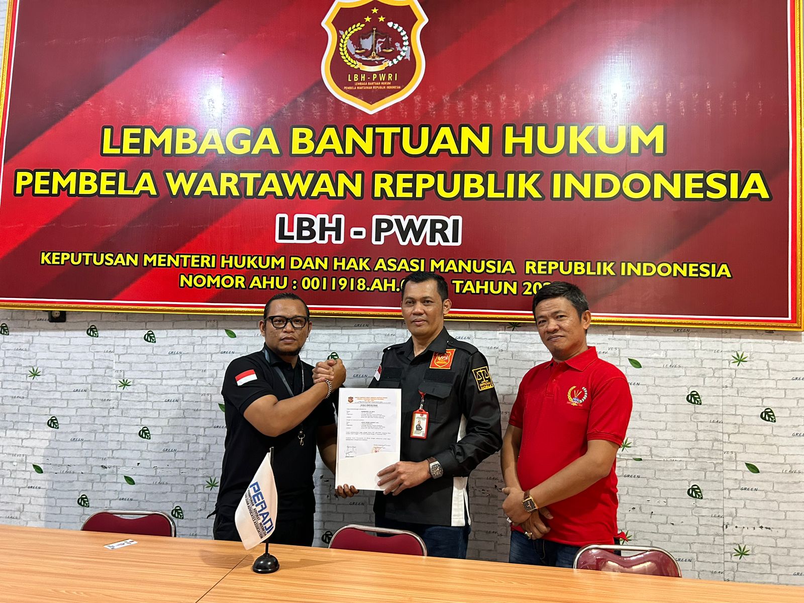 Anggi Ridho Qodrat, S.H. Resmi Ditunjuk Sebagai Ketua LBH PWRI DPC Lampung Utara