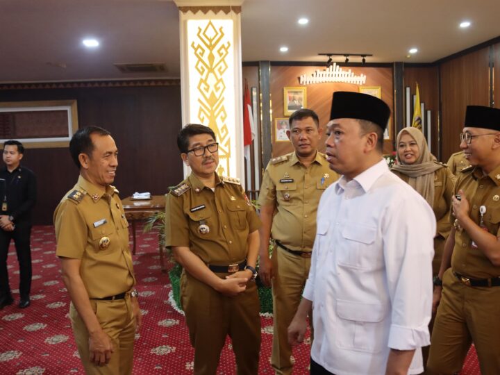 Bupati dan Wakil Bupati Lampung Utara Hadiri Rakor bersama Menteri ATR/BPN dan Kepala Daerah se-Lampung