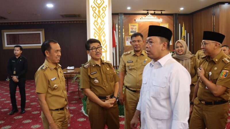 Bupati dan Wakil Bupati Lampung Utara Hadiri Rakor bersama Menteri ATR/BPN dan Kepala Daerah se-Lampung