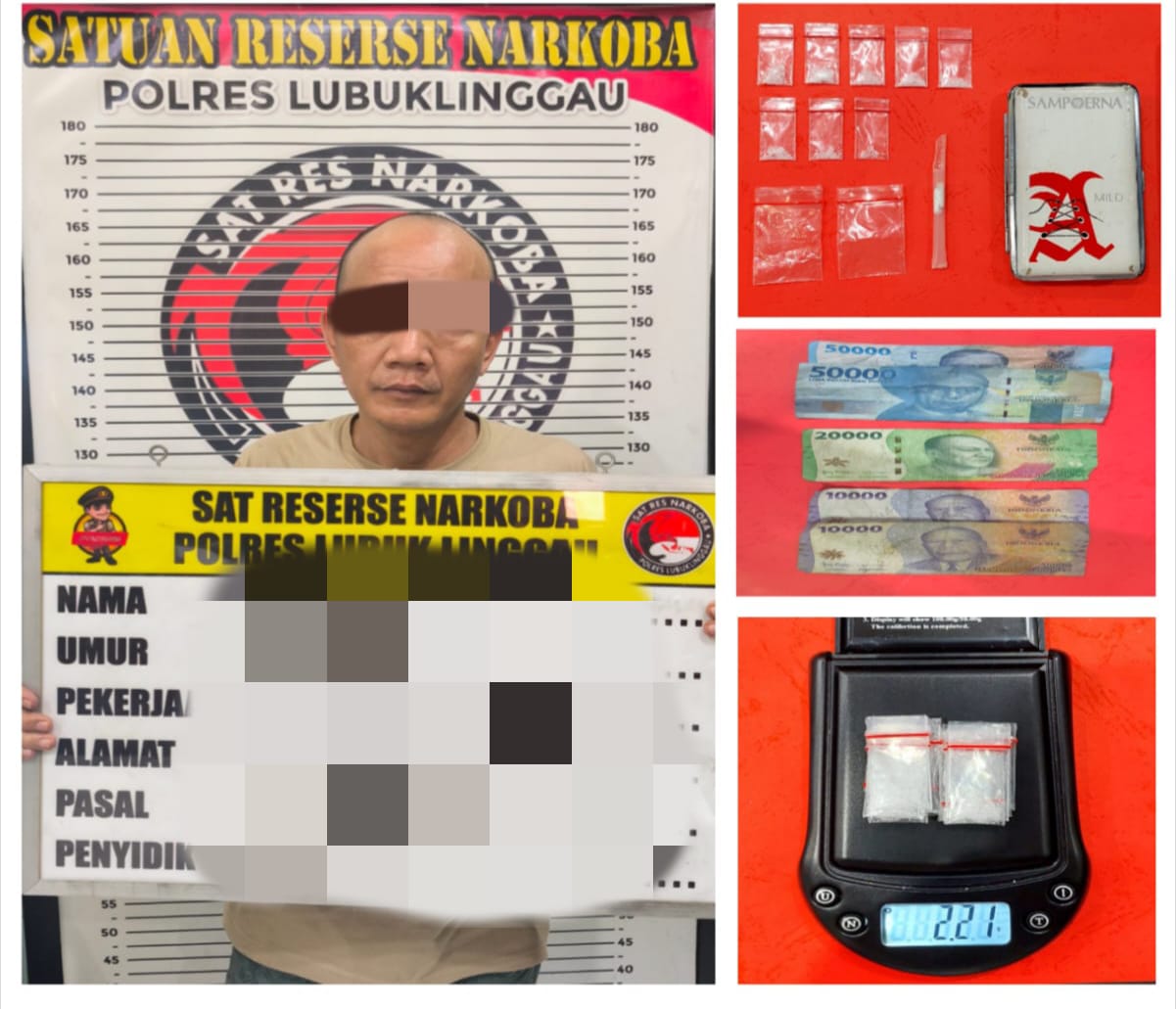 Petugas Satresnarkoba Dengan Sigap Meringkus Pelaku, Walaupun Sempat Melakukan Akni Nekat Melompat Lewat Jendela