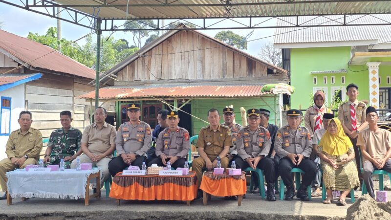 Hasil Donasi Seluruh Personel, Polres Musi Rawas Bedah Rumah Ibu Romlah, Rumah ke Tiga di Tahun 2025