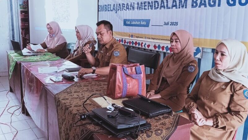 Plt Kadisdik Labuhanbatu Buka Pelatihan Pembelajaran Mendalam Bagi Guru Dan Kepala Sekolah