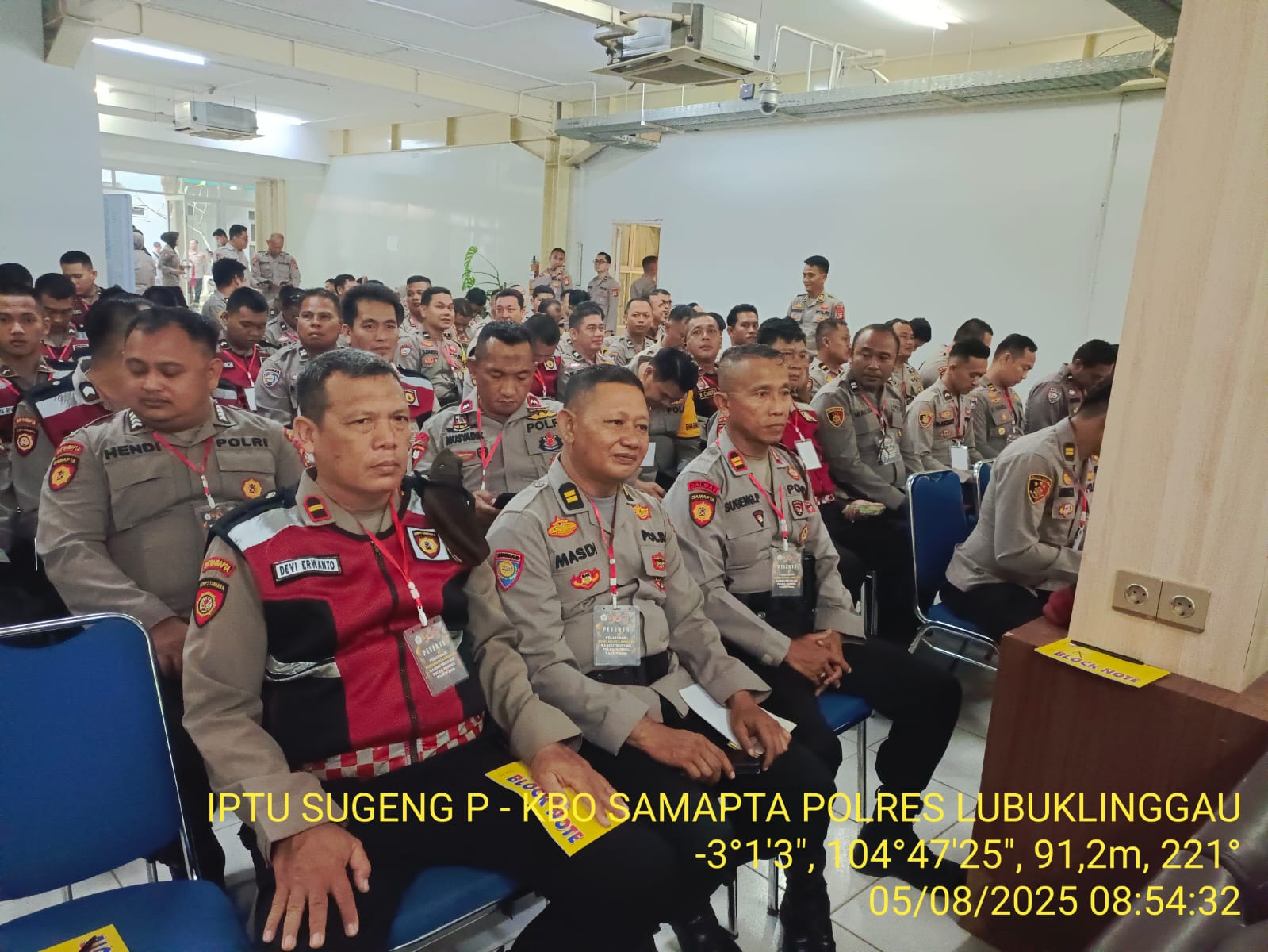 Polres Lubuk Linggau mengirimkan personel untuk mengikuti Pelatihan Penanggulangan Karhutbunla