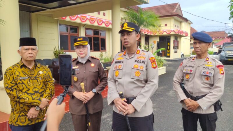 Pimpin Apel Gelar Pasukan dan Peralatan Penanggulangan Karhutlah, Kapolres Musi Rawas : Titik Hotspot Mulai Turun, Tetap Siagakan 500 Satgas Gabungan 