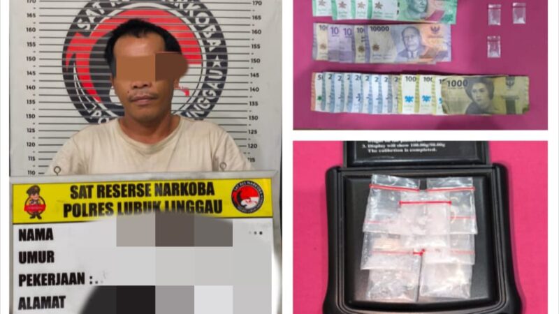 Satuan Reserse Narkoba Polres Lubuklinggau Kembali Amankan Pria Y Buruh Harian Lepas