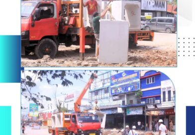 Antisipasi Banjir, Drainase Di Jalan Poros SM.Raja Dikeruk Arus Kendaraan Dari Arah Sigambal Dialihkan Sementara 