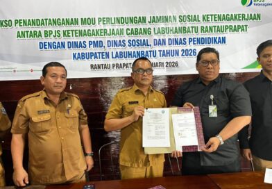 Tindak Lanjuti MoU Bupati, Disdik Labuhanbatu Tandatangani Kerjasama Dengan BPJS Ketenagakerjaan Untuk Tingkatkan Kesejahteraan 800 Guru PAUD 