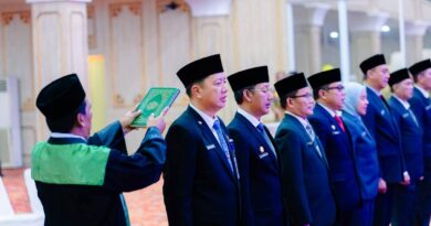 Bupati Musi Rawas Lantik Delapan Pejabat Pimpinan Tinggi Pratama Eselon II Dilingkungan Pemkab Musi Rawas 