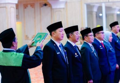 Bupati Musi Rawas Lantik Delapan Pejabat Pimpinan Tinggi Pratama Eselon II Dilingkungan Pemkab Musi Rawas 