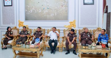 Bupati Labuhanbatu Sambut Kepala Kejaksaan Negeri Labuhanbatu di Rumah Dinas