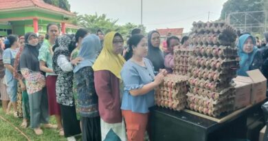 Tim Pengendalian Inflasi Bersama Disperindag Kabupaten Musi Rawas Laksanakan kegiatan Operasi Pasar 