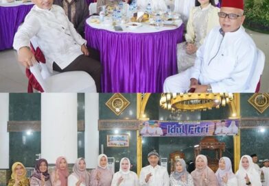 Bupati Musi Rawas Bersama Forkopimda dan Jajaran Sholat Idul Fitri 1 Syawal 1447 Hijriah di Masjid Agung Darussalam 