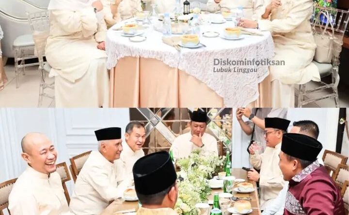 Wali Kota dan Wakil Wali Kota Lubuk Linggau Silaturahmi dengan Gubernur Sumsel 