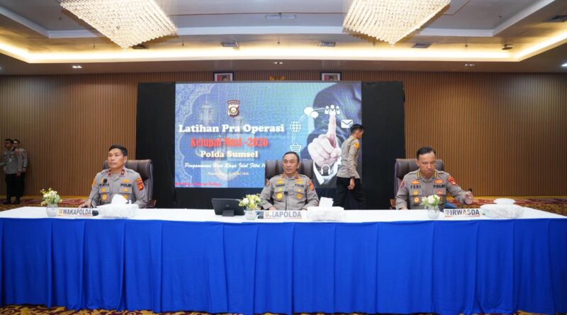 Kapolda Sumsel Tekankan Pengamanan Humanis Dalam Operasi Ketupat Musi 2026
