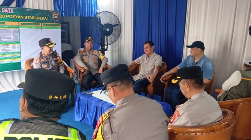 KAPOLRES LUBUK LINGGAU TINJAU SETIAP TITIK POS PENGAMANAN DALAM RANGKA OPERASI KETUPAT MUSI 2026