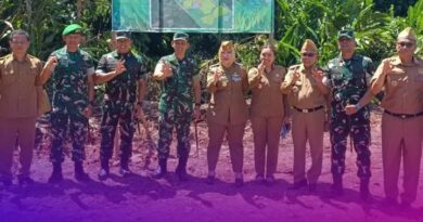 Pangdam II/Sriwijaya Bersama Bupati Musi Rawas Melakukan Peninjauan Marshalling Area Yonif TP 947/Pangeran Amin 