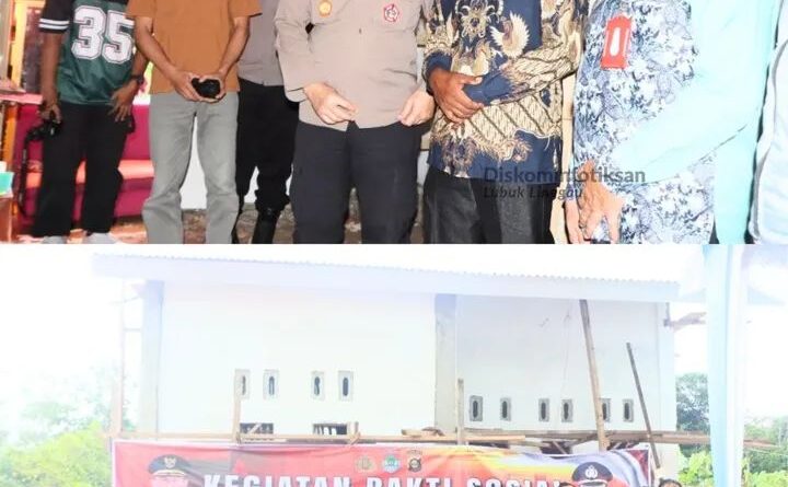 Polres Lubuk Linggau Bersama Pemkot Lubuklinggau Bedah Rumah Warga