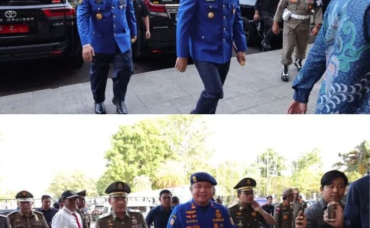 Wako Lubuk Linggau Hadiri Puncak Peringatan HUT Damkar, HUT Pol PP dan HUT Linmas 