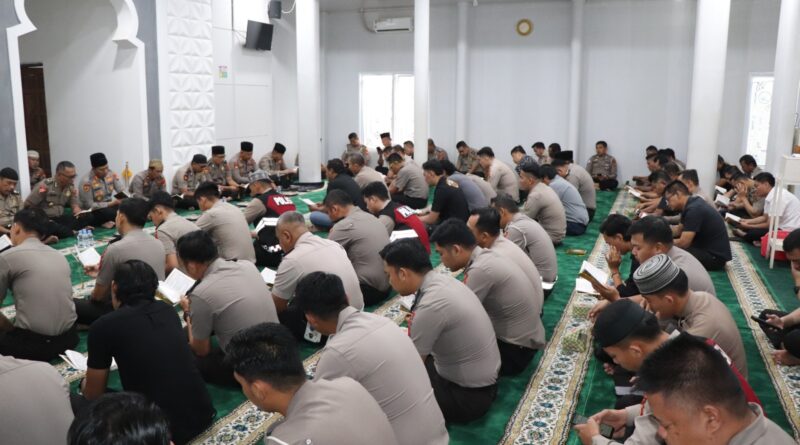 Dukung Program Kapolda Sumsel, Polres Musi Rawas Perkuat Mental Personel Melalui Binrohtal