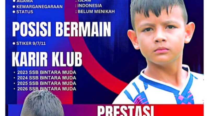 Putra Labuhanbatu Alkhair Pasha Pratama Perkuat Tim Akademi Persib Cimahi Di Kompetisi Suratin U-13 Tahun 2026