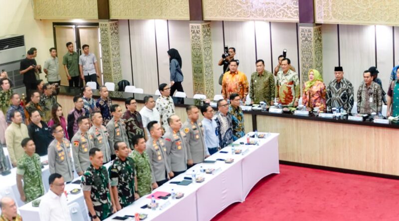 Wakapolres Musi Rawas Hadiri Rakor Dukungan Forkopimda Terkait Peningkatan Produksi Migas di Sumsel