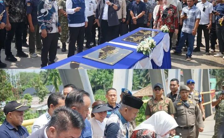 Bupati Musi Rawas Berpesan Agar Menjaga dan Merawat Jembatan yang Telah Dibangun Sehingga Dapat Dimanfaatkan Dalam Jangka Panjang