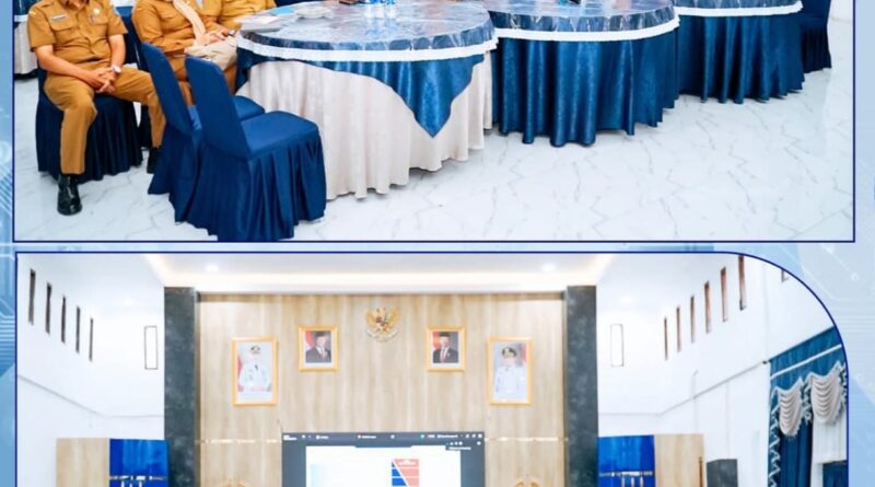 Bupati Labuhanbatu Ikuti Rapat Koordinasi Pengendalian Inflasi Daerah Tahun 2026 Secara Virtual 