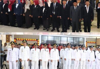 Pejabat Administrator dan Pengawas di Lingkungan Pemkab Lampung Utara Resmi Dilantik