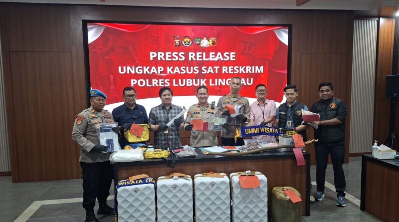 Sat Reskrim Polres lubuk Linggau Berhasil Ungkap Sebanyak 54 kasus Tindak Pidana dan 23 orang Tersangka Dalam Kurun Waktu Satu Bulan 