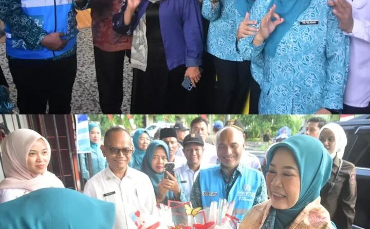 Ketua Tim Penggerak PKK Provinsi Sumatera Selatan, Hj. Febrita Lustia Herman Deru, kunjungan kerja ke Kabupaten Musi Rawas