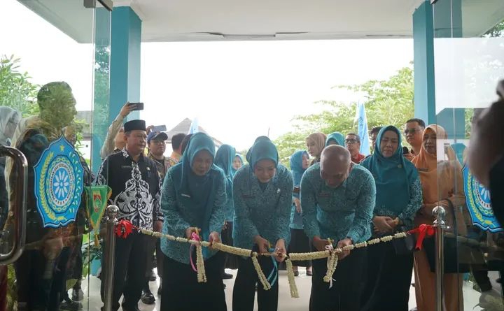Peresmian Gedung Sekretariat TP PKK Kabupaten Musi Rawas, Dihadiri Ketua TP PKK Provinsi Sumatera Selatan