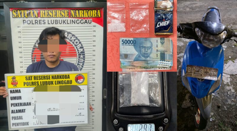 Gerak-gerik Mencurigakan di Tengah Malam Satresnarkoba Polres Lubuklinggau Menangkap Dan Menggeledah DM Temukan Sabu dan Uang Tunai 200 Ribu