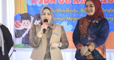 Pentas Seni dan Pelepasan Siswa SDN 6 Rantau Utara, Ketua TP-PKK Labuhanbatu Beri Motivasi Generasi Emas