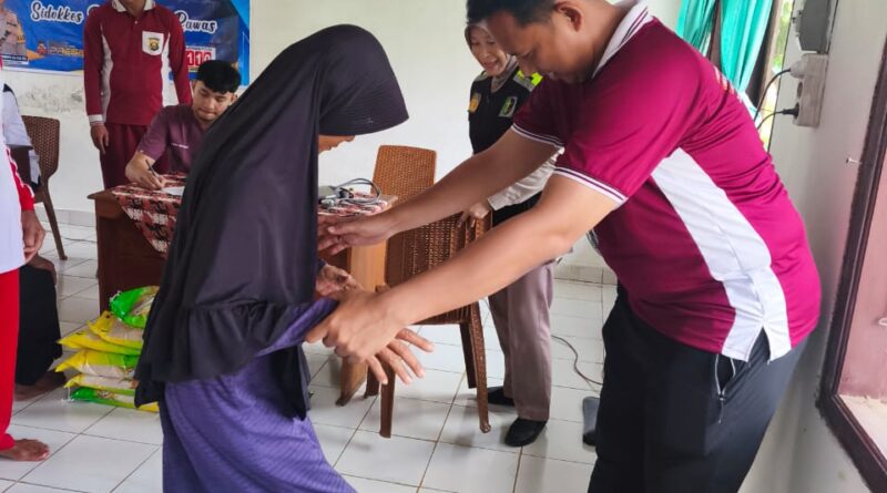 Sentuhan Kemanusiaan Polri, Kapolres Musi Rawas Salurkan Bantuan dan Cek Kesehatan di Panti Jompo Harapan Kita, Dalam Rangka Hari Bhayangkara ke-80
