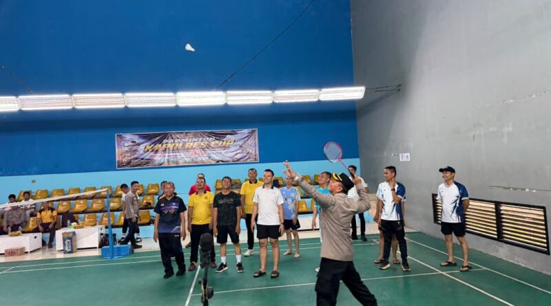 Turnamen Badminton Kapolres Cup 2026 Diikuti Personel Dari Berbagai Satuan Fungsi (Satfungsi), Rangka HUT Bhayangkara ke -80