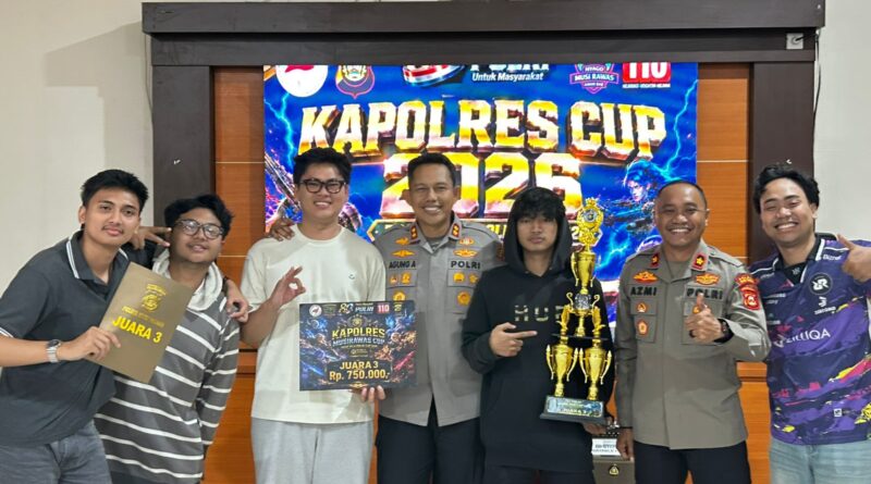Sambut Hari Bhayangkara ke-80, Polres Musi Rawas Sukses Gelar Turnamen E-Sport Mobile Legends Kapolri Cup 2026