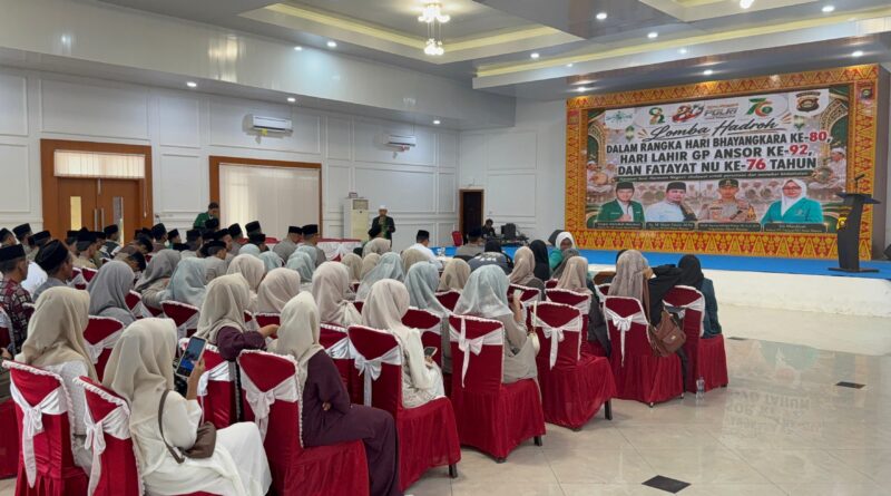 Sinergi dalam Harmoni: Polres Musi Rawas dan Nahdlatul Ulama Rayakan Hari Bhayangkara dengan Lomba Hadroh