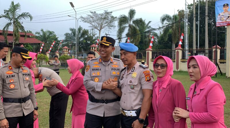Kapolres Musi Rawas Pimpin Upacara Kenaikan Pangkat 34 Personel: Wujud Apresiasi atas Dedikasi dan Loyalitas