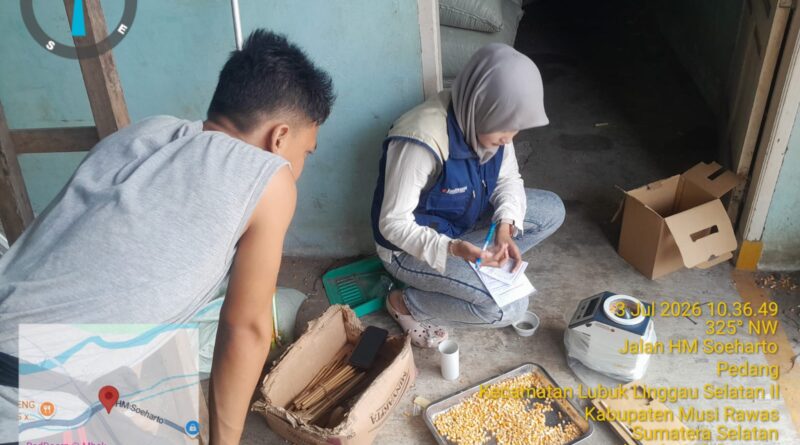 Dukung Ketahanan Pangan Nasional, Polsek Jayaloka Polres Musi Rawas Kawal Penyerapan Hasil Panen Jagung Petani ke Gudang Bulog