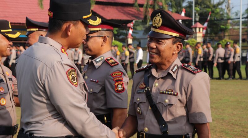 *Pimpin Sertijab Empat Pejabat Utama, Kapolres Musi Rawas: Ini Dinamika Lazim Demi Regenerasi Organisasi*
