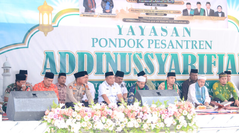 Wabup Jamri Apresiasi Prestasi Dua Santri Addinussyarifiah yang Lolos ke Al-Azhar