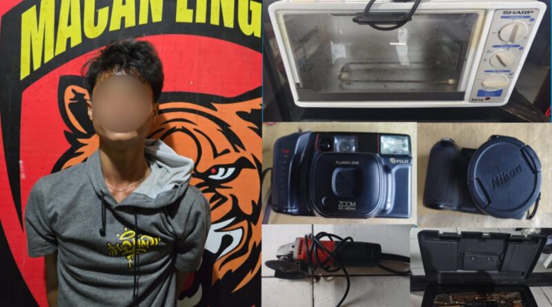 TIM UNIT PIDUM SATRESKRIM POLRES LUBUK LINGGAU MENANGKAP SEORANG PELAKU PEMBOBOLAN RUMAH WARGA