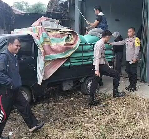 Polres Musi Rawas Dukung Astacita Presiden, Polsek BTS Ulu Dampingi Petani Jual 5,6 Ton Jagung ke Bulog