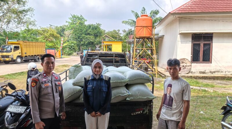 Gerakan Pangan Murah Polri, Polsek Muara Kelingi Polres Musi Rawas 5 Ton Beras Ludes di Serbu Warga