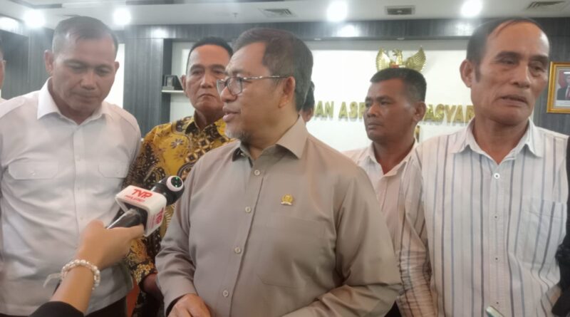 Ketua (BAM) DPR-RI Berencana Akan Turun Kelokasi Lahan Warga Yang Diserobot Pihak Perusahaan di Sumsel