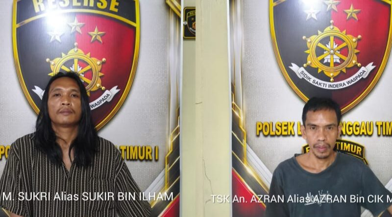 UNIT RESKRIM POLSEK LUBUK LINGGAU TIMUR 1,BERHASIL MENANGKAP DUA TERSANGKA DALAM KASUS PENCURIAN