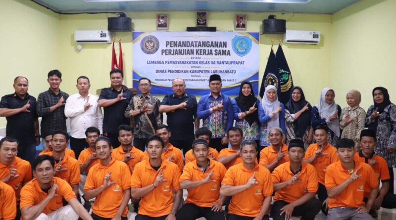Dinas Pendidikan Labuhanbatu dan Lapas Rantauprapat Perkuat Sinergi Pendidikan bagi Warga Binaan